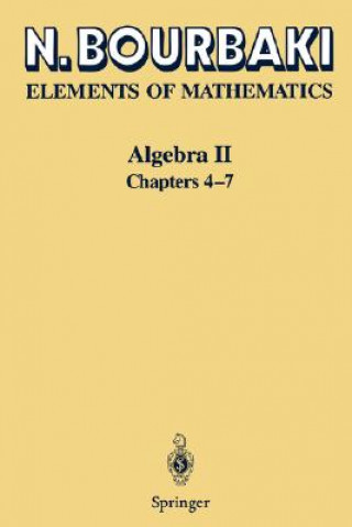 Könyv Algebra Nicolas Bourbaki