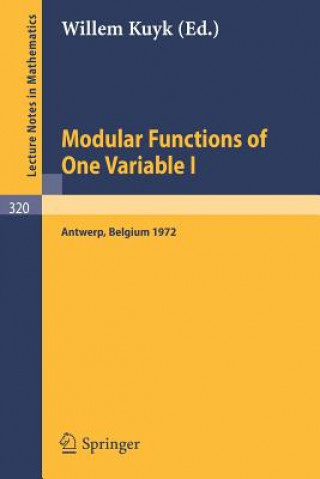 Knjiga Modular Functions of One Variable I Willem Kuyk