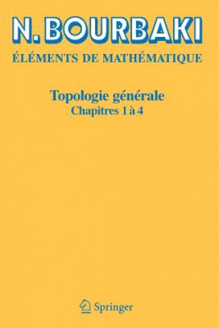 Kniha Topologie Generale N. Bourbaki