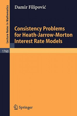 Książka Consistency Problems for Heath-Jarrow-Morton Interest Rate Models Damir Filipovic