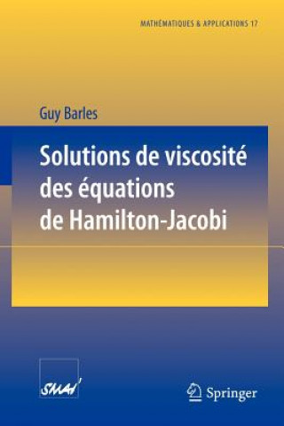 Kniha Solutions de viscosité des équations de Hamilton-Jacobi Guy