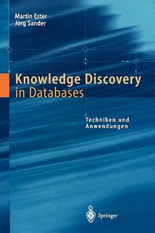 Carte Knowledge Discovery in Databases Martin Ester