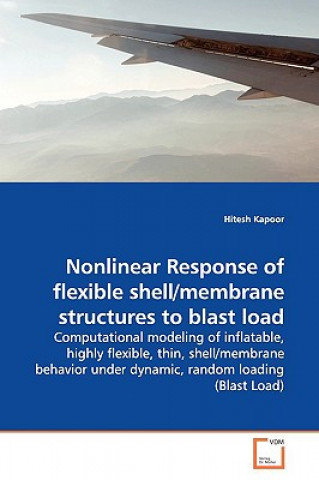 Könyv Nonlinear Response of flexible shell/membrane structures to blast load Hitesh Kapoor