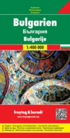 Tiskovina Bulgaria Road Map 1:400 000 
