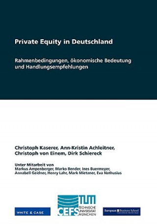 Könyv Private Equity in Deutschland Christoph Kaserer