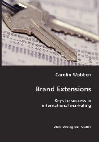 Kniha Brand Extensions- Keys to success in international marketing Carolin Wobben