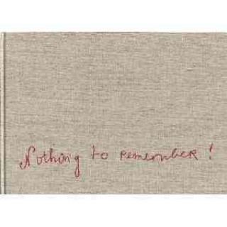 Carte Nothing to Remember Louise Bourgeois
