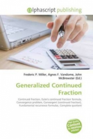 Buch Generalized Continued Fraction Frederic P. Miller