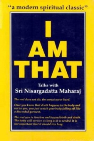 Knjiga I am That Sri Nisargadatt Maharaj