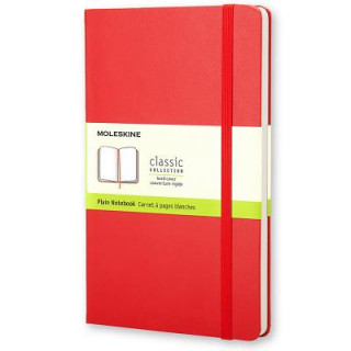 Naptár/Határidőnapló Moleskine Pocket Plain Hardcover Notebook Red Moleskine