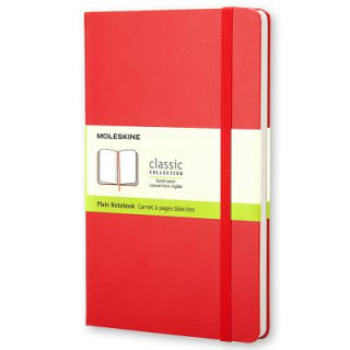 Kalendář/Diář Moleskine Large Plain Hardcover Notebook Red neuvedený autor