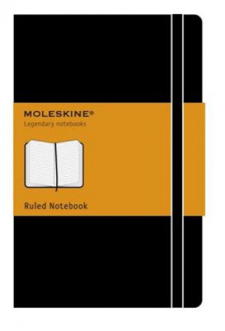 Naptár/Határidőnapló Moleskine Pocket Hardcover Ruled Notebook Black Moleskine