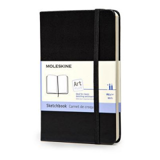 Calendar / Agendă Moleskine Pocket Sketchbook Black neuvedený autor