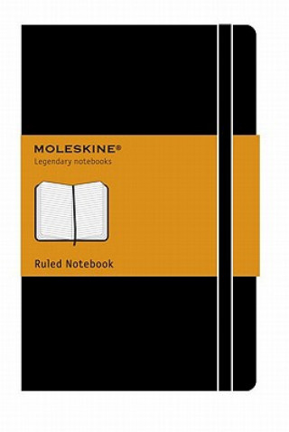 Naptár/Határidőnapló Moleskine Large Ruled Hardcover Notebook Black Moleskine