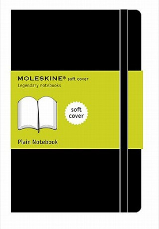 Kalendář/Diář Moleskine Soft Cover Pocket Plain Notebook Black Moleskine
