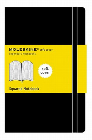 Kalendár/Diár Moleskine Soft Extra Large Squared Notebook Black Moleskine