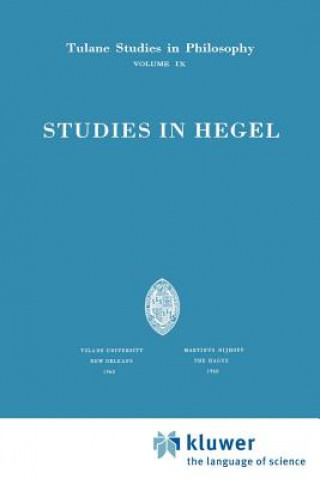 Könyv Studies in Hegel Alan B. Brinkley