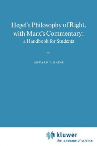 Carte Hegel's Philosophy of Right, with Marx's Commentary Howard P. Kainz