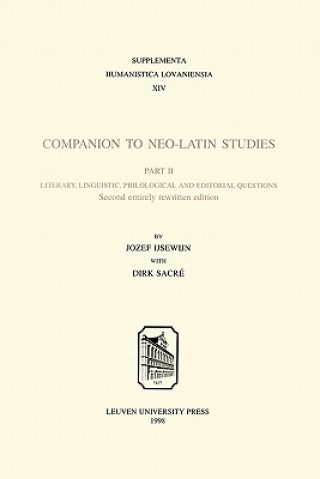 Book Companion to Neo-Latin Studies Jozef