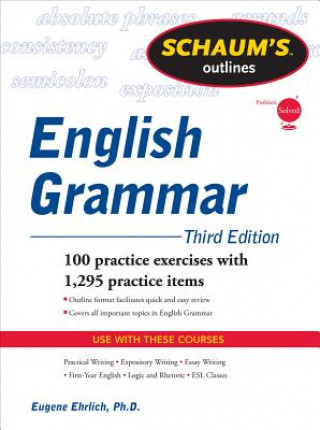 Книга Schaum's Outline of English Grammar, Third Edition Eugene Ehrlich