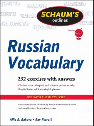 Carte Schaum's Outline of Russian Vocabulary Alfia Rakova