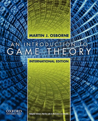 Kniha Introduction to Game Theory Martin Osborne
