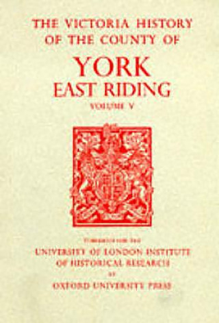 Carte A History of the County of York East Riding K J Allison