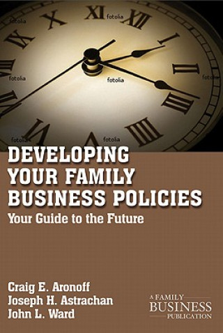 Kniha Developing Family Business Policies Craig E. Aronoff