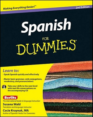 Kniha Spanish For Dummies, 2e + CD Susana Wald