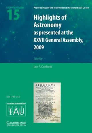 Kniha Highlights of Astronomy: Volume 15 Ian Corbett