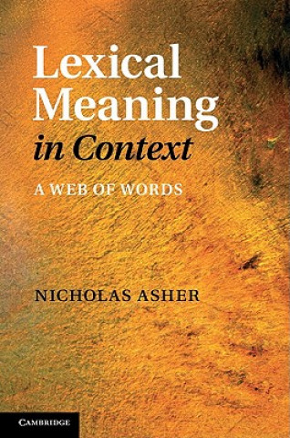 Książka Lexical Meaning in Context Nicholas Asher