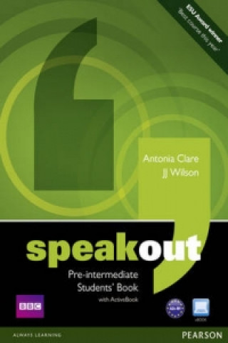 Book Speakout Pre-Intermediate Students book and DVD/Active Book Multi Rom Pack Antonia Clare