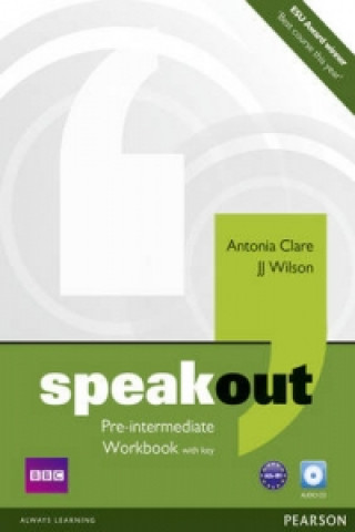Könyv Speakout Pre Intermediate Workbook with Key and Audio CD Pac Antonia Clare