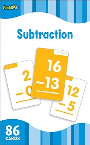 Tlačovina Subtraction (Flash Kids Flash Cards) Flash Kids Editors