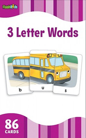 Tlačovina 3 Letter Words (Flash Kids Flash Cards) Flash Kids Editors