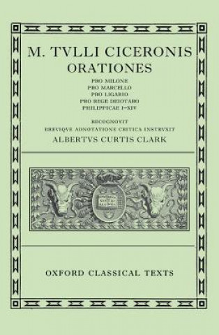 Könyv Cicero Orationes. Vol. II Marcus Tullius Cicero