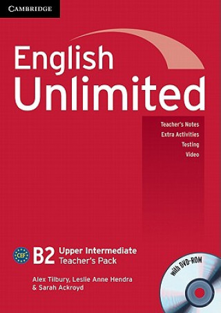 Könyv English Unlimited Upper Intermediate Teacher's Pack (Teacher's Book with DVD-ROM) Alex Tilbury