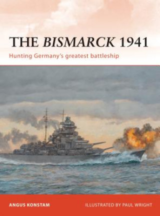 Carte Bismarck 1941 Angus Konstam