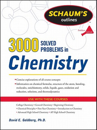 Book 3,000 Solved Problems In Chemistry David Goldberg