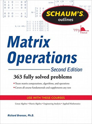 Книга Schaum's Outline of Matrix Operations Richard Bronson