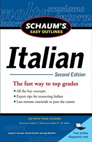 Könyv Schaum's Easy Outline of Italian, Second Edition Luigi Bonaffini