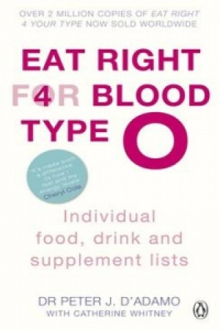 Carte Eat Right for Blood Type O Peter J. D´Adamo