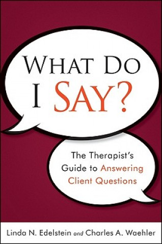 Książka What Do I Say? The Therapist's Guide to Answering Client Questions Linda N Edelstein
