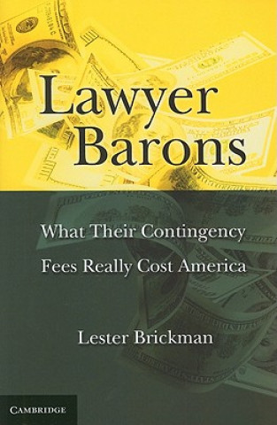 Kniha Lawyer Barons Lester Brickman
