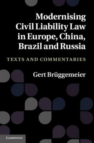 Książka Modernising Civil Liability Law in Europe, China, Brazil and Russia Gert Bruggemeier