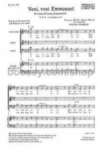 Printed items Veni, veni Emmanuel Z Kodaly