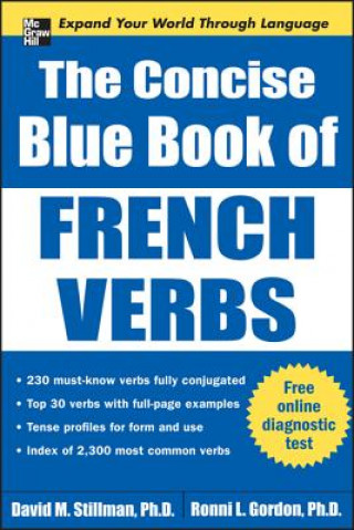 Kniha Concise Blue Book of French Verbs David Stillman