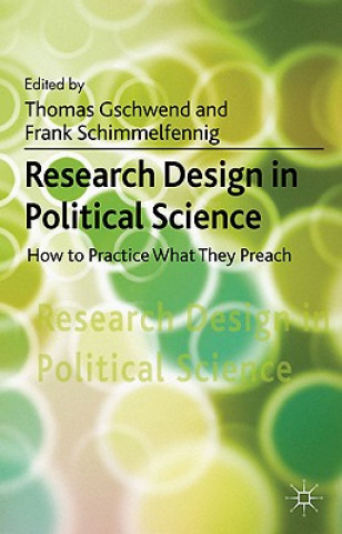 Könyv Research Design in Political Science Thomas Gschwend