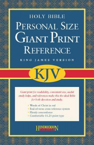 Carte KJV Personal Size Giant Print Reference Bible Hendrickson