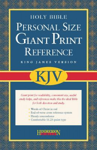 Kniha Personal Size Giant Print Reference Bible-KJV Hendrickson Bibles